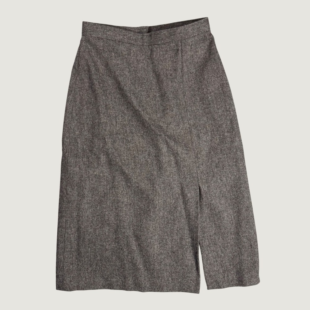 Unbranded Wool Blend Pencil Skirt Womens Small Gray Excellent Wool Blend